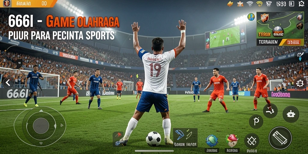 Gameplay seru 666I dalam pertandingan olahraga yang menegangkan.