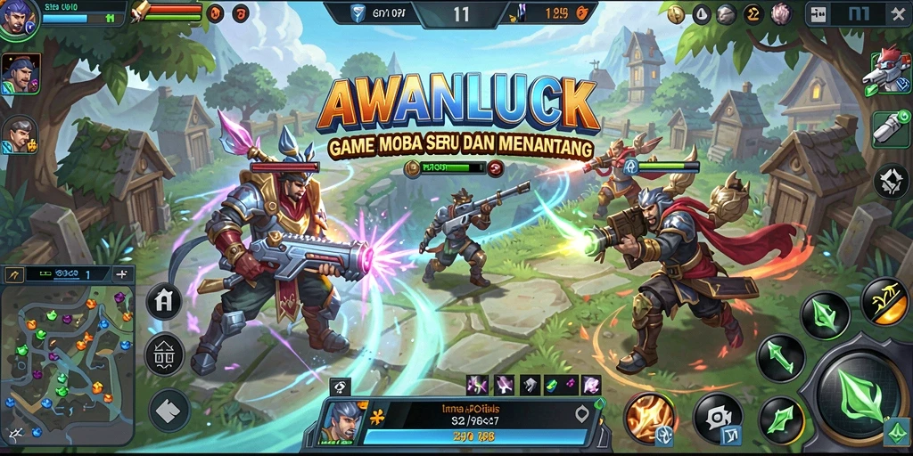 Tampilan menarik dari gameplay AWANLUCK yang mendebarkan.
