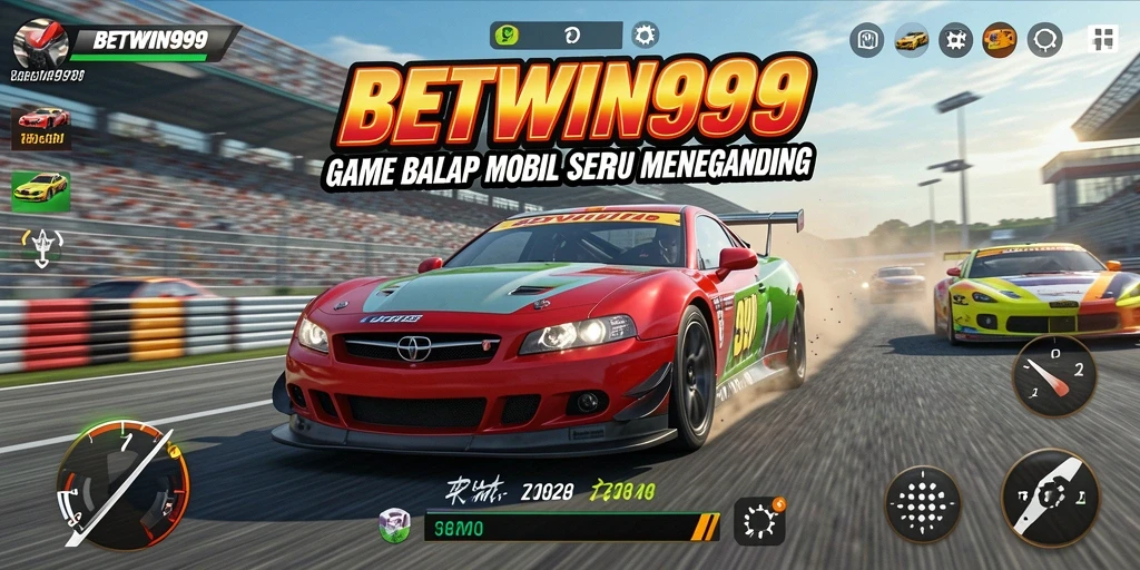 Tampilan gameplay balapan seru di BETWIN999.