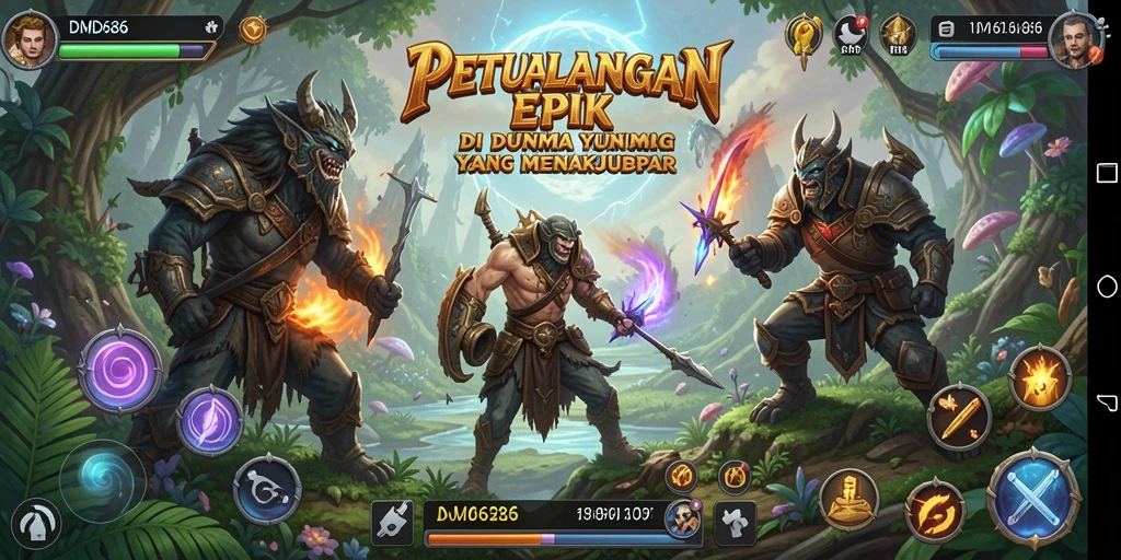 Screenshot dari gameplay DMD686 yang menampilkan petualangan seru.