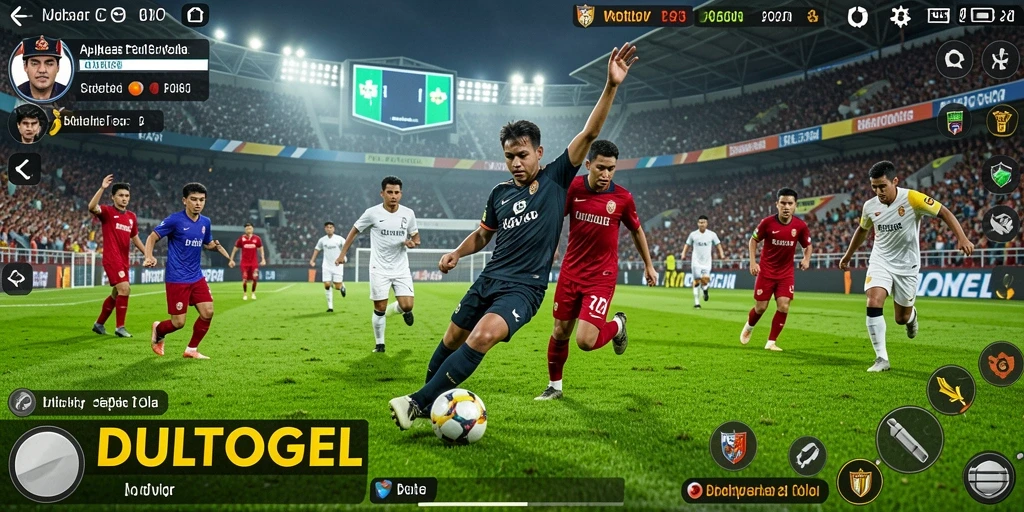 Tampilan gameplay DULTOGEL yang menegangkan dan realistis.
