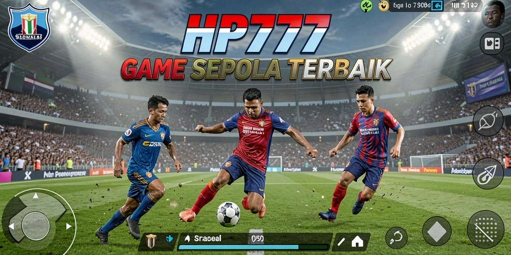 Screenshot gameplay <strong>HP777</strong> menampilkan aksi seru dalam pertandingan sepak bola.