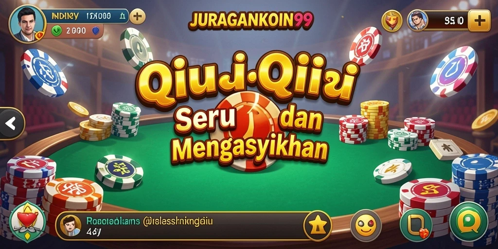 Gameplay seru JURAGANKOIN99 dengan teman-teman dalam QiuQiu.
