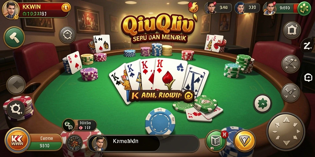 Gameplay QiuQiu yang mendebarkan dan seru di KKWIN.