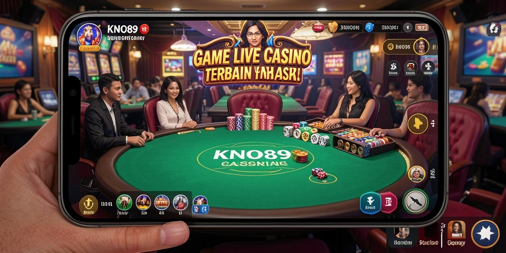 Tampilan gameplay KNO89 yang menarik dan interaktif di Live Casino.