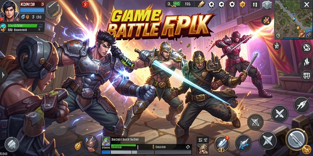 Tangkapan layar KOIN138 menampilkan aksi Battle Royale yang mendebarkan.