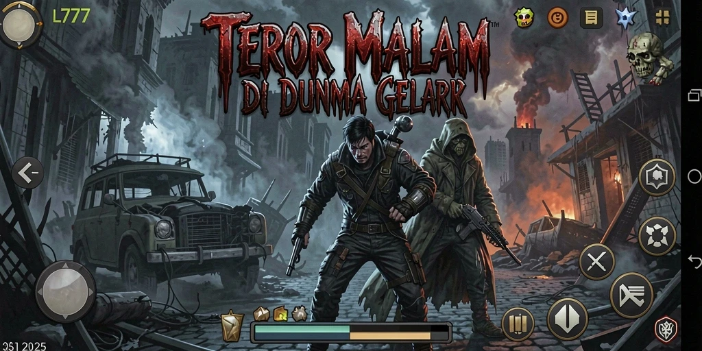 Gameplay L777 menampilkan suasana mencekam di tempat angker.