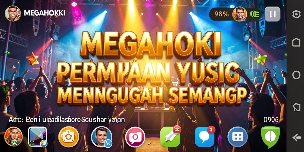 Tampilan gameplay MEGAHOKI yang mengasyikkan dan interaktif.