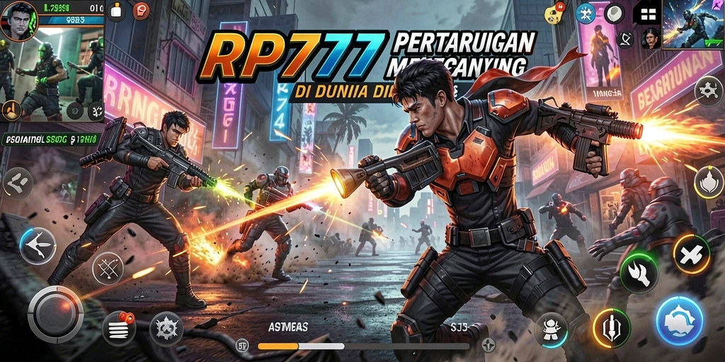 Tampilkan serunya gameplay RP777 dengan pertarungan aksi intens.