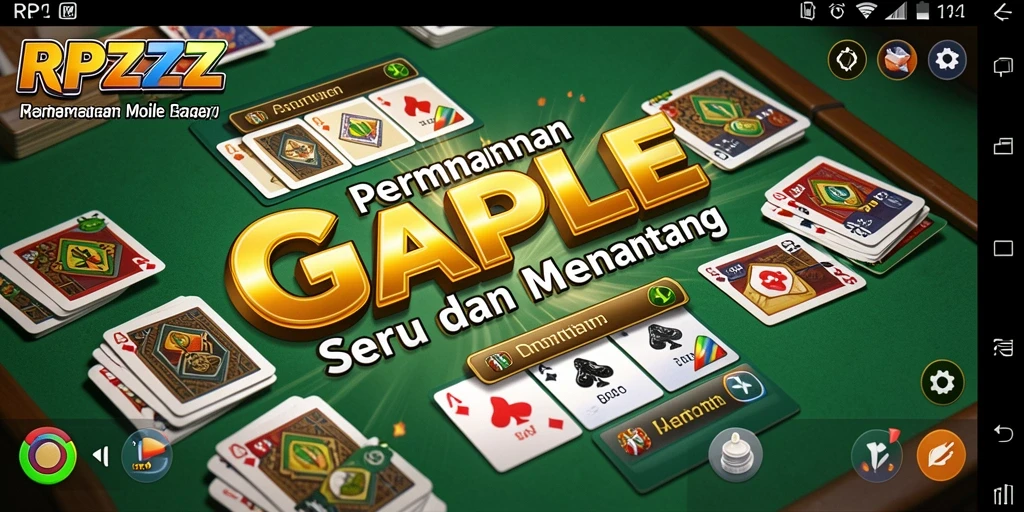 Tampilan gameplay seru dalam RPZZZ dengan desain yang menarik.