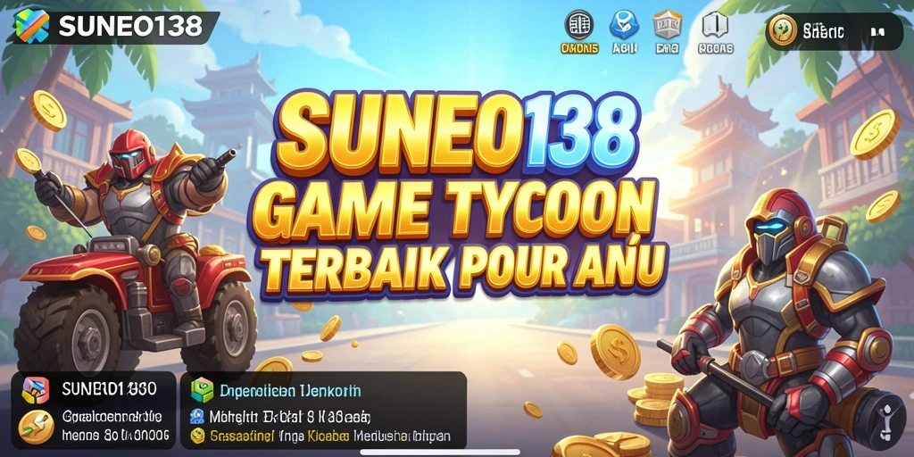 Tampilan gameplay SUNEO138 yang menarik dalam manajemen bisnis Tycoon.