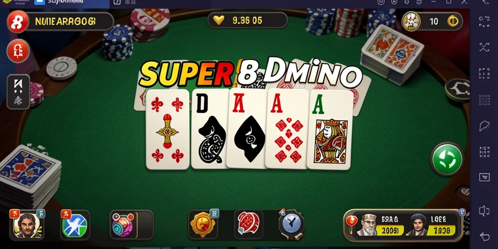 Tangkapan layar utama menunjukkan gameplay seru dalam SUPER88.