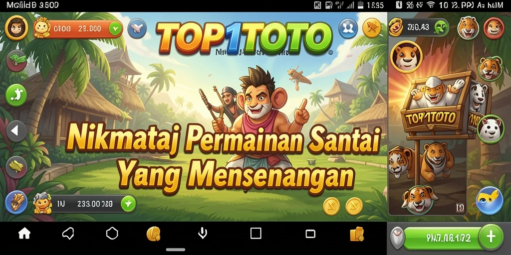 Screenshot gameplay TOP1TOTO menampilkan aksi seru dan tantangan menarik.